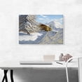 thumbnail image 2 of ARTCANVAS Winter Landscape With House Canvas Art Print by Ivan Fedorovich Choultse - Size: 26" x 18" (0.75" Deep), 2 of 9