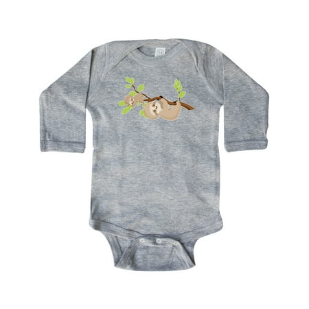 

Inktastic Sloths on Tree Branch Gift Baby Boy or Baby Girl Long Sleeve Bodysuit