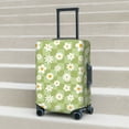 thumbnail image 2 of Lsque Daisies Flowers Printed Luggage Cover, Travel Luggage Protector,Scratch and Dirt Resistant, Fits 18-32 Inch Luggage - Medium, 2 of 9