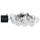 thumbnail image 5 of Luces solares LED, 20 LED G50, bombillas solares, luces decorativas, cadena de luces, calidad inigualable, 5 of 12