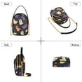 thumbnail image 3 of FORMRS Crossbody Bag for Women Quilted Travel Shoulder Cell Phone Purse with Chain Strap Handbag, Purple Halloween Ghosts, 3 of 7