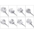 thumbnail image 3 of 16 Piezas Cuchara de Café de Flor de Acero Inoxidable Cuchara de Postre Cuchara de Azúcar Cuchara de Helado Cuchara para Agitar Cuchara de Té Juego de Cucharas para Batido para Vajilla, 3 of 5
