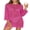 Hot Pink, variant on ANRABESS Crochet Bathing Suit Cover Up for Women Summer Dresses 3/4 Sleeve Beach Cover Ups for Swimwear Hollow Out Bikini Swimsuit Coverups 2026 Vacation Outfits Cream White S
