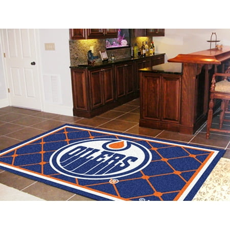Alberta State 10393 Nhl Edmonton Oilers 5 X8 Rug Nylon Carpet