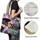 thumbnail image 3 of Soul Eater Bolso de tela con estampado de lienzo para mujer, bolsa de compras reutilizable y estética, con cremallera interior, regalo para mujer, 35 × 40 cm., 3 of 6