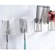 thumbnail image 4 of Portavasos para cepillos de dientes JM Acero inoxidable 304 Montado en la pared 2 piezas Negro, 4 of 4