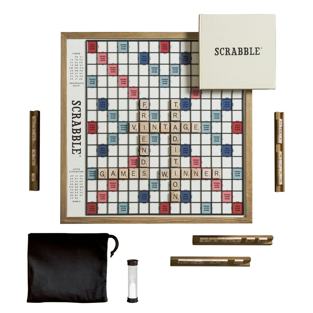 Winning Solutions Scrabble Deluxe Vintage Board Game