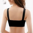 thumbnail image 4 of CLOISE Bralettes for Women Fashion Underwire Push up Stretch Cami Bras with Adjustable Straps Large Bust Seamless Bras with Support and Lift Comfort Soft Lace Sleeping Everyday Bras Black L, 4 of 5