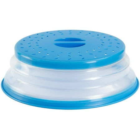 

2PCS Red Collapsible Microwave Plate Cover Colander Strainer for Fruit Vegetables BAP Free and Non-toxic