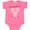 Hot Pink, variant on Inktastic Aditi My Grandpa Loves Me Pink Elephant Beautiful Girls Baby Bodysuit