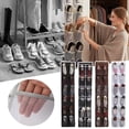 thumbnail image 6 of 2PCS Over The Door Shoe Organizer 12 Large Mesh Pockets Hanging Narrow Closet Door for Closet Organizers and Storage(4 colors), 6 of 8