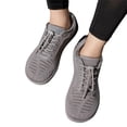 thumbnail image 4 of UDAUDU Walking Shoes Women Orthopedic 2026 Comfortable Lace-up Sneakers Arch Support Breathable Non Slip Slip On Tennis Running Shoes Gray US 8, 4 of 9