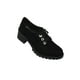 thumbnail image 1 of ZAPATO VESTIR CASUAL MILAGROS MUJER DAMA NEGRO GAMUZA 7823 LEON  7823p, 1 of 3