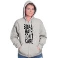 thumbnail image 3 of Boat Hair Don't Care Ocean Vibes Cute Zip Hoodie Sweatshirt Women Brisco Brands M, 3 of 6