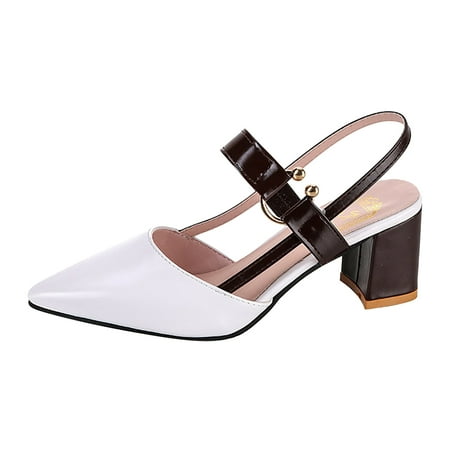 

ZAROYEAX Breathable High Heeled Casual Women S Pointed Toe High Heeled Strap Fashion Sandals Women S Sandals