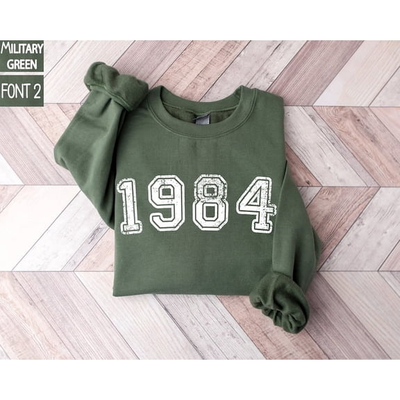 Custom Year Sweatshirt Custom Birth Date Sweatshirt for Woman Vintage 30th Birthday 40th Birthday 50th Birthday Gift Birth Women Man Hoodie
