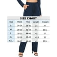 thumbnail image 3 of Cadmus Womens High Waist Sweatpants for Women Drawstring Comfy Soft Athleisure Trouser Business Work Casual Pants with Pockets,Grey,X-Large, 3 of 7