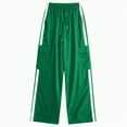 thumbnail image 5 of UAYOTSE Girl's Athletic Track Pants Wide Straight Leg Pants Fitness Clothing,Sizes 9-10 Years, 5 of 5