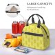 thumbnail image 5 of Easygdp Gold Pineapple Caja de Almuerzo para Mujeres y Hombres, Bolsa de Almuerzo Insulada, Bolsas Reutilizables Impermeables para Viajes, Trabajo y Picnics, 5 of 7