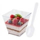 thumbnail image 1 of Vaso de plástico desechable para postre, de 120 ml, para mousse, de salvado de madera, para pudín, para tiramisú, moldeado por inyección, 1 of 3