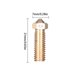 thumbnail image 2 of Tholdsy Boquilla de latón roscada M6 para impresora 3D, boquilla de rosca M6 de 0,4/0,6/0,8/1,0/1,2mm para extrusora de filamento de Kits de mantenimiento de impresoras oro, 1.75 mm 0.8 mm, 2 of 6