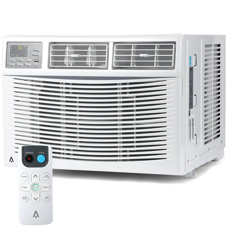 BLACK+DECKER 10,000 BTU Electronic Energy Star Window Air Conditioner with  Remote Control, White 