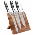 thumbnail image 2 of Mercer Culinary Millennia 5-Piece Magnetic Board Set Knife Block, White, 2 of 4