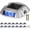 Blue, variant on VEVOR Solar Driveway Dock Light Set Die‑Cast Aluminum 16‑Pack White