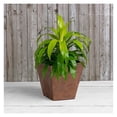 thumbnail image 5 of Artstone 35169 Ella Square Planter, Rust, 5 of 7