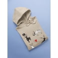 thumbnail image 3 of Storybook Style Deers Hoodie Women -Image by Shutterstock, Female x-Large, 3 of 4