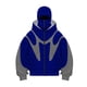 thumbnail image 1 of MHFRRA Sudaderas con Capucha y Cremallera para Hombre, Sudadera Informal y Holgada con Diseño Estampado Azul oscuro, 1 of 2