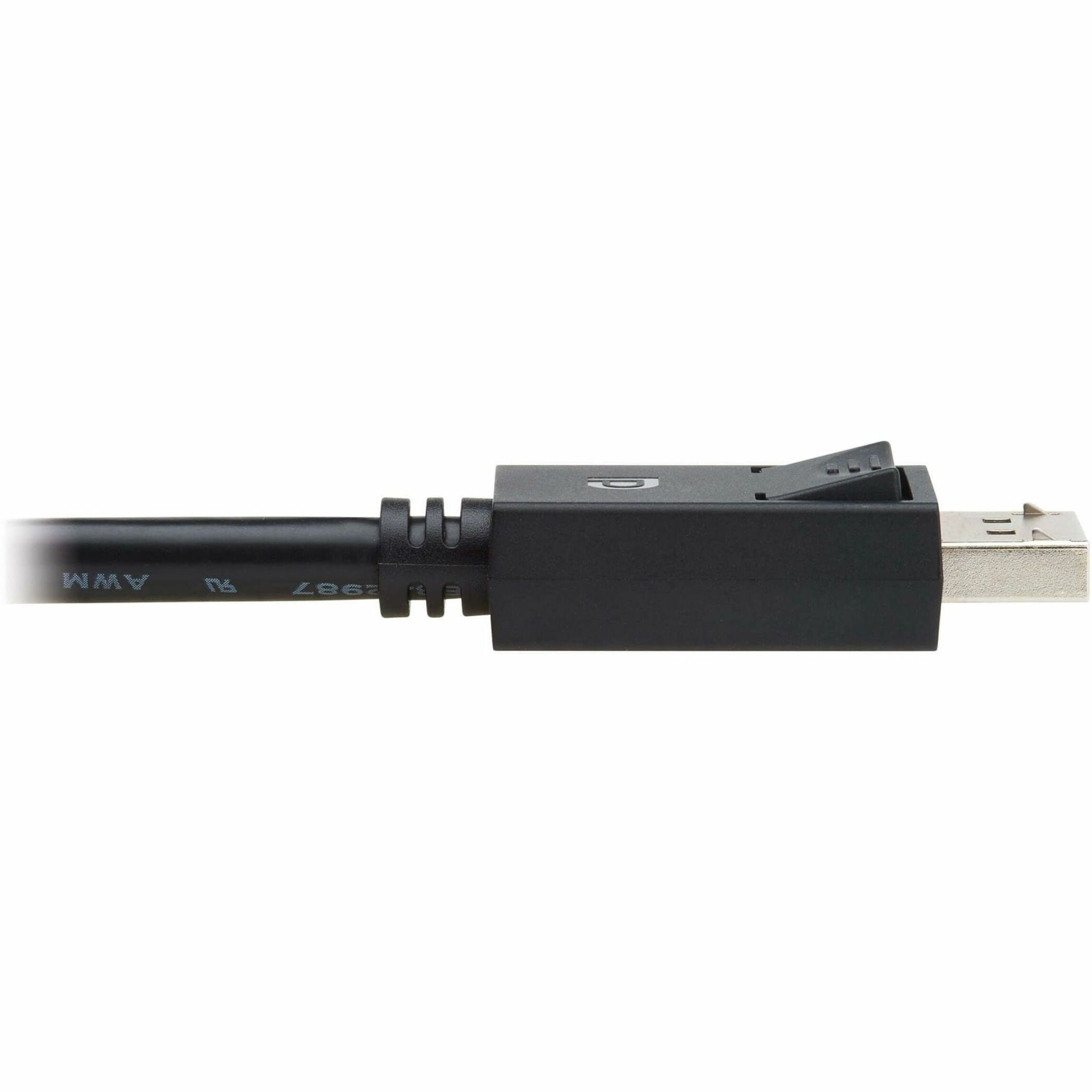 Tripp Lite 3ft DisplayPort 2.1 Cable with Latching Connectors P5800038K62