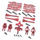 thumbnail image 3 of Kit de brazo oscilante de metal Reemplazo de piezas Autopartes Fácil de instalar incluido el brazo oscilante Rojo, 3 of 6