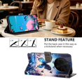 thumbnail image 5 of Butterfly Love Flower Wallet Case for TCL 605 / TCL 60 SE, PU Leather Flip Folio Cover, Card Slots, Magnetic Closure, Kickstand, Shockproof Phone Case,Blue Butterfly,For TCL 605 / TCL 60 SE, 5 of 6