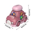 thumbnail image 3 of Red Multifunction Inertia Car Toy For Kids With Rotating Gears Storage Compartment Early Learning Developmental Activity Push Vehicle Size 4.33 Inches Weight 0.22 Lb, 3 of 9