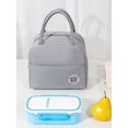 thumbnail image 4 of 1pc Portable Lunchbox And Thick Aluminum Foil Insulated Lunch Bag, 4 of 4