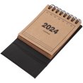 thumbnail image 2 of Mini Calendrier 2024 Petit Calendrier de Table Calendrier Décoratif Ornement de Bureau en Anglais, 2 of 9