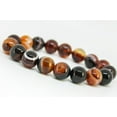 thumbnail image 3 of Natural Sardonyx 8mm Round Shape Smooth Cut Beads Stretchable Bracelet for Men & Women., 3 of 3