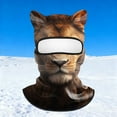 thumbnail image 4 of Winter Outdoor Face with Full Coverage Sun Headband for Riding and Winter Activities Breathable and Warm Gini Animal Series Hooded Headband Full Face for All Ages, 4 of 6
