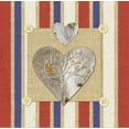 thumbnail image 2 of Appleman, Sam 12x12 Black Ornate Wood Framed with Double Matting Museum Art Print Titled - Tin Hearts, 2 of 4