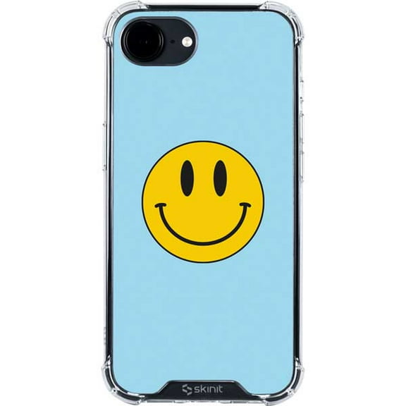Skinit Blue Happy Face iPhone 16e Clear Case