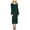 Green - jaspergreen, variant on 1.STATE Womens Ribbed Midi Dress, Black, Small