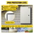 thumbnail image 4 of VEVOR Gray Carbon Steel 22.83"x14.57"x12.6" IP65 Weatherproof Electrical Enclosure Box, 4 of 10