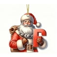 thumbnail image 2 of HomeKingdee Initial Christmas Ornaments for Tree Decorations,Letter Decorative Hanging Christmas Alphabet Letters DIY Craft Ornaments for Christmas Tree, 2 of 2