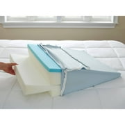 Boyd Sleep Adjustable Memory Foam Wedge Pillow with Zip-Off Cover - Cooling Gel Foam