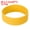 Yellow, variant on Uxcell Silicone Bracelets Rubber Wristbands Blank Broaden Elastic Sports Bands Orange 12 Pack