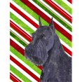 thumbnail image 1 of 11 x 15 In. Schnauzer Candy Cane Holiday Christmas Flag, Garden Size, 1 of 1