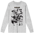 thumbnail image 5 of Blue Lock Title Logo And Fighting Teams Men's Heather Gray Long Sleeve Tee-3XL, 5 of 7