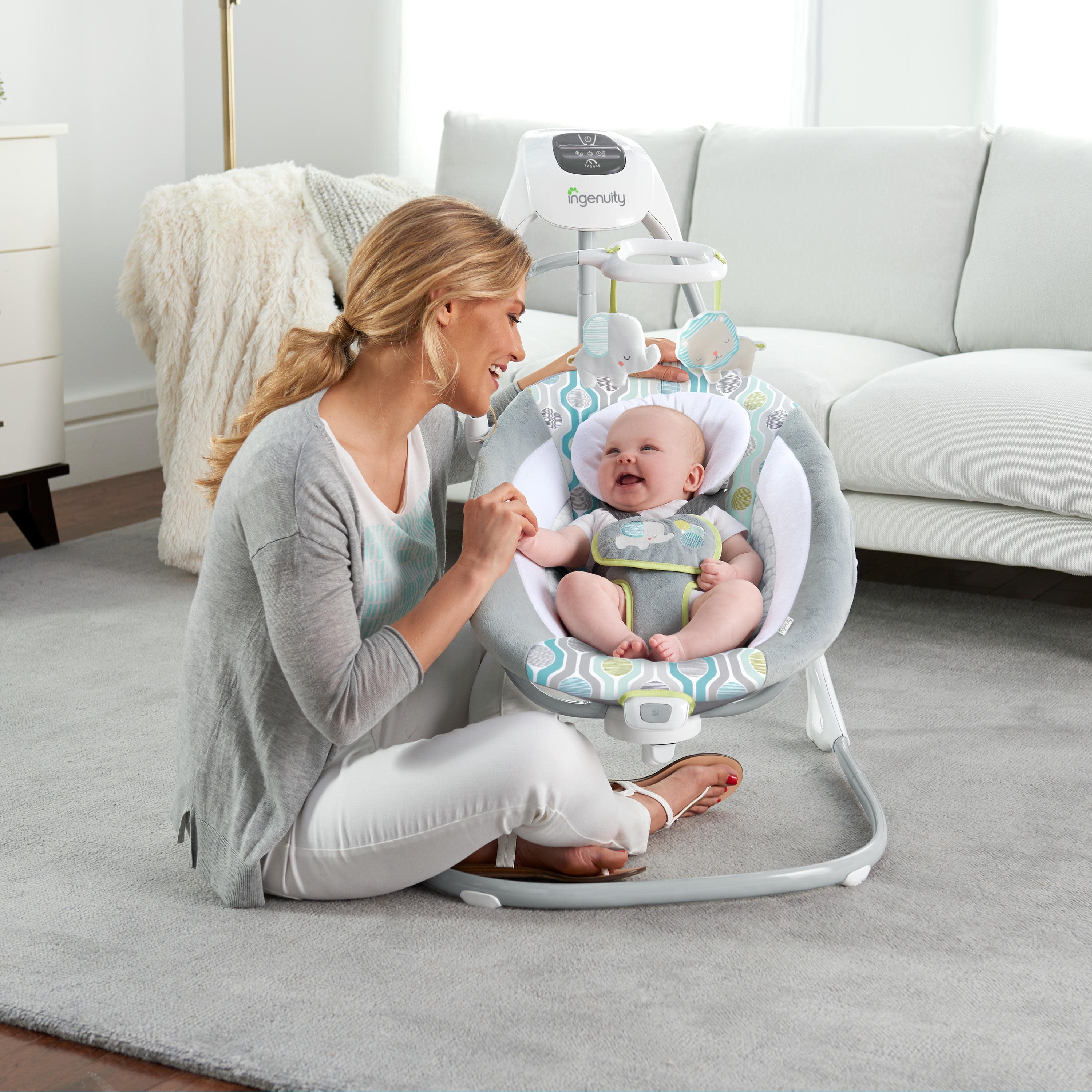 simple comfort cradling swing