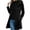 Black, variant on Husipze Women Winter Casual Single Breasted Hooded Jacket Pea Coat Long Wool Blend Coat Jacket Trench Coat Overcoat Brown S